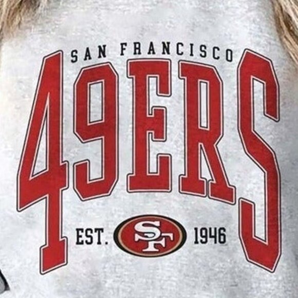 San Francisco Football NFL Crewneck Sweatshirt Retro Niners Fan Gift 05 - Picture 2 of 5